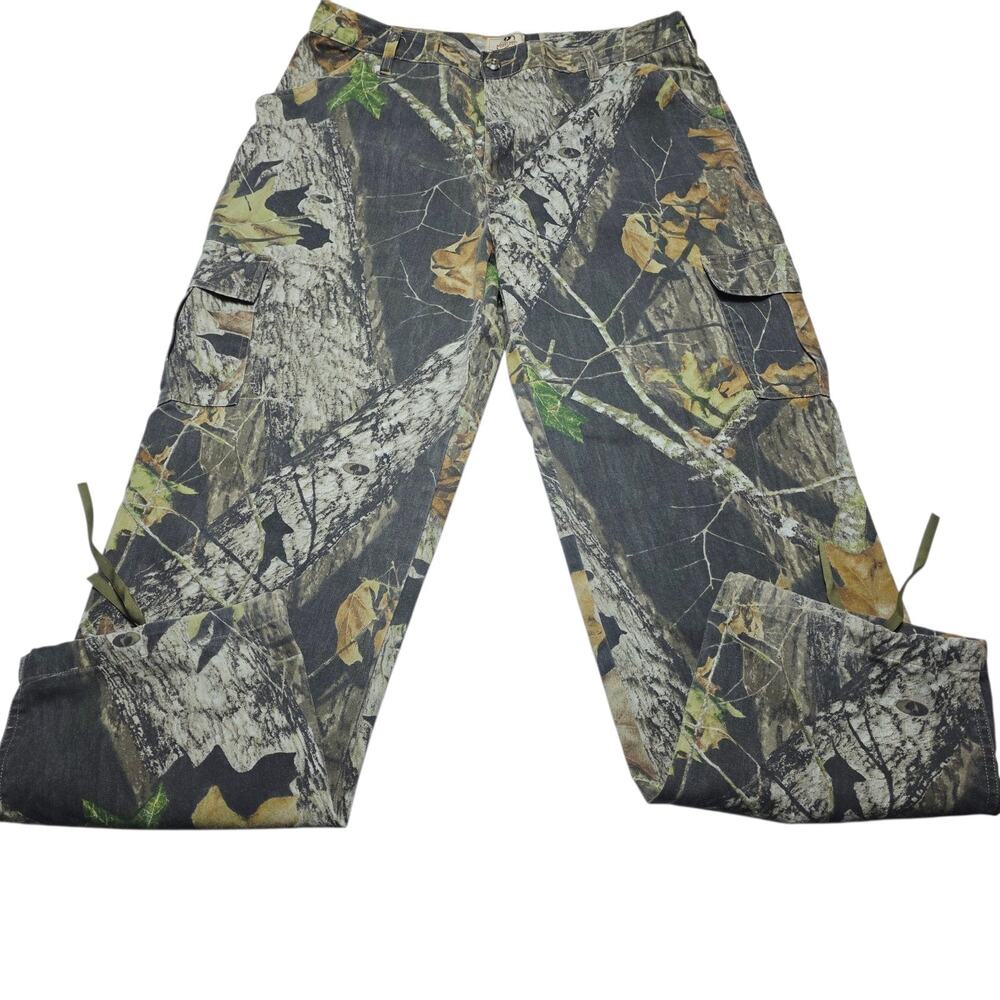 Mossy Oak Explorer Midweight Cargo Pants Camo Mens Size Large Outdoor Hunting